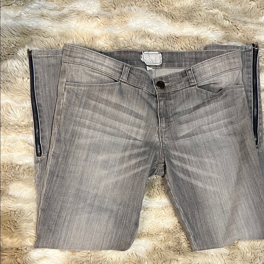 Current/Elliott Gray Skinny Jeans